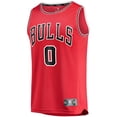 thumbnail image 2 of Youth Fanatics Coby White Red Chicago Bulls Fast Break Replica Player Jersey - Icon Edition, 2 of 3