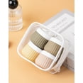 thumbnail image 4 of Micebay Travel Containers for Toiletries 4 Pack, TSA Approved Travel Size Toiletries, Portable Size Containers, With Clear Bag Leak Proof Silicone Jars, Essentials Creams Jars Carrying Small Items, 4 of 16