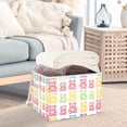 thumbnail image 3 of Yayeee Collapsible Cube Storage Bin with Lid Fabric Closet Decorative Basket with Handles, Gummy Bear Pattern, 3 of 7
