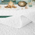 thumbnail image 5 of Catabedysis Watercolor Camping Quilt Full,Camper Mountain Print Full Bedspread Sets For Boys,Multicolor,3 Pieces, 5 of 7