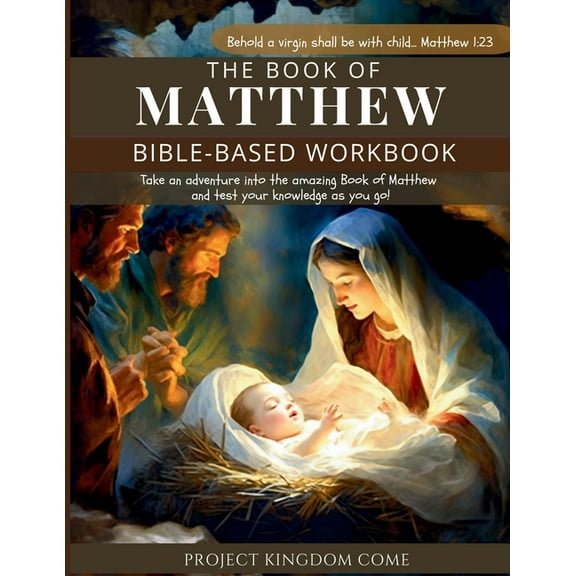 The Book of Matthew I Kids Workbook to Help Children Study and Understand the Bible I Biblical quizzes for kids ages 9 a, (Paperback)