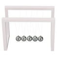 thumbnail image 3 of Balance Pendulum Ball, Durable Relieve Stress Science Physics Gadget  For Office For Desk White, 3 of 8