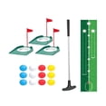 thumbnail image 4 of Juego de golf para niños, tapete de putting, juego portátil, regalo para golfistas, entrenamiento de golf con pelotas para el patio trasero, familia,, 4 of 8