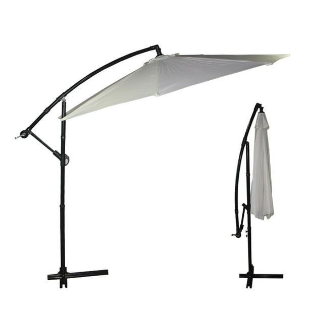 Sombrilla para Jardín con Brazo Lateral Beige de 2.7 m | Resistente al Sol, Ajustable y Elegante KECOMPRAS SOMBRILLA PARA JARDIN BRAZO LATERAL