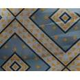 thumbnail image 4 of oneOone Georgette Viscose Fabric Diamond|Triangle & Check Geometric Print Fabric BTY 42 Inches Wide, 4 of 4