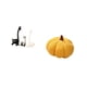 thumbnail image 5 of Estatua de ciervo alce,Estatua de jirafa de cerámica,adorno moderno para decoración del hogar,Almohadas de calabaza de Halloween,Almohadas de calabaza de Halloween Decoración del hogar, 5 of 8