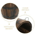 thumbnail image 3 of SHISUYAN Rustic Indoor Flower Pot Coffee Color For Family Home 2Pcs 11.8X4In, 3 of 8