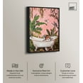 thumbnail image 2 of Fresh Jungle Bath Canvas Jungle Bathroom Art by Art Remedy, Black Frame, 24" x 36", 2 of 7