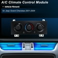 thumbnail image 2 of Módulo de panel de control del calentador de aire acondicionado Unique Bargains para Jeep Grand Cherokee 01-04 Unidad de clima HVAC No. 55115904AB/55115904AC/599-226/599226/P55115904, 2 of 7