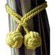 thumbnail image 1 of Un par de alzapaños para cortinas Black Temptation Alzapaños para cortinas, amarillo, 1 of 2