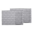 thumbnail image 3 of S4Sassy White Line Geometric Printed Dining Room Reversible Tablemats With Napkins set, 3 of 3