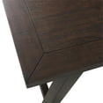 thumbnail image 6 of Bowery Hill Transitional 24"H Counter Height Wood Dining Bench in Rustic Gray, 6 of 10