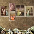 thumbnail image 3 of Póster Vintage clásico de chica de corte Vittorio Reggianini, pintura en lienzo, cuadros de pared, retrato de mujer elegante, decoración del hogar, 3 of 4