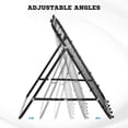 thumbnail image 4 of Black Volleyball Rebounder Net - Football Training Aid | Adjustable Angle, Durable Steel Frame | Backyard Sports Practice Tool - 37.8" x 31.5", 4 of 7