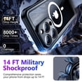 thumbnail image 4 of Funda impermeable Temdan compatible con iPhone 14 Pro Max, 4 of 8