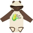 thumbnail image 3 of Inktastic Aw, Shucks, I'm Cute Corn Humor Boys or Girls Long Sleeve Baby Bodysuit, 3 of 5