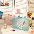 thumbnail image 2 of Sanrio Cinnamoroll bolsa de maquillaje Kuromi My Melody bolso de cosméticos Y2k Hello Kitty capacidad impermeable bolsa de almacenamiento para mujer regalo2230, 2 of 5