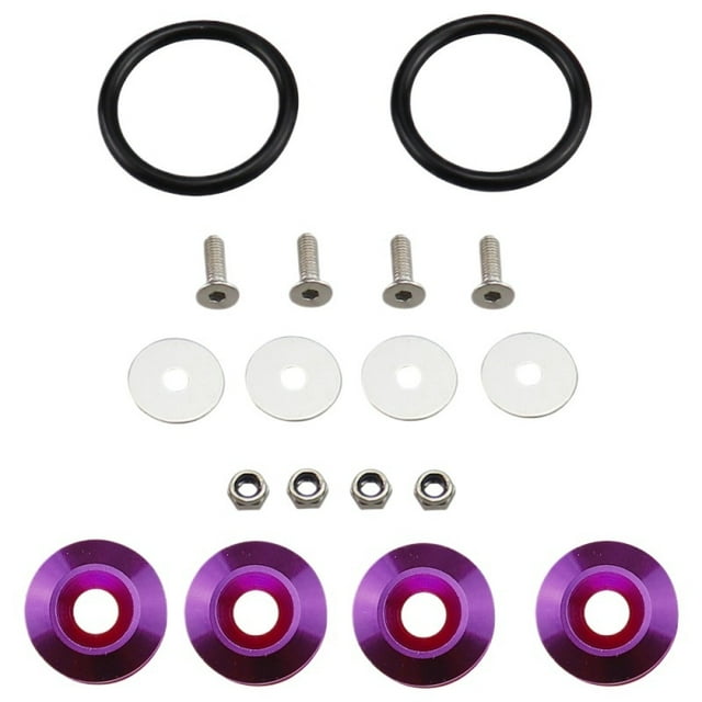 Car Bumper Quick Release Fasteners Kit Fender Washer For BMW e60 e90 Honda Civic Subaru Impreza & Universal JDM
