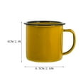 thumbnail image 7 of 4Pcs Enamel Mug Vintage Camping Mugs Water Mugs Camping Coffee Milk Mugs, 7 of 7