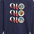 thumbnail image 3 of Disney - Mickey and Friends Ho Ho Ho Vintage Christmas - Toddler & Youth Long Sleeve Graphic T-Shirt, 3 of 5
