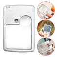 thumbnail image 3 of Anckoeil Glass Reading Tool With LED Light High Definition With LED Lights For Elderly And Children To Read And Read Instruction Manuals Business Card Style, 3 of 9