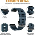 thumbnail image 4 of AIYOCK 22mm Comfortable Silicone Replacement Watch Band Compatible with Garmin Fenix 7/6/6 Pro/5/5 Plus, Forerunner 935/945/955/965/745, 4 of 7