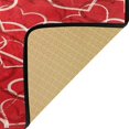 thumbnail image 6 of SKYSONIC Valentine's Day Kitchen Rugs and Mats,Cute Love Heart Non Slip Washable Cushioned Carpets Polyester AntiFatigue Comfort Porch Floor Mat Doormat for Washroom Bedroom Office 39 x 20 inch, 6 of 7