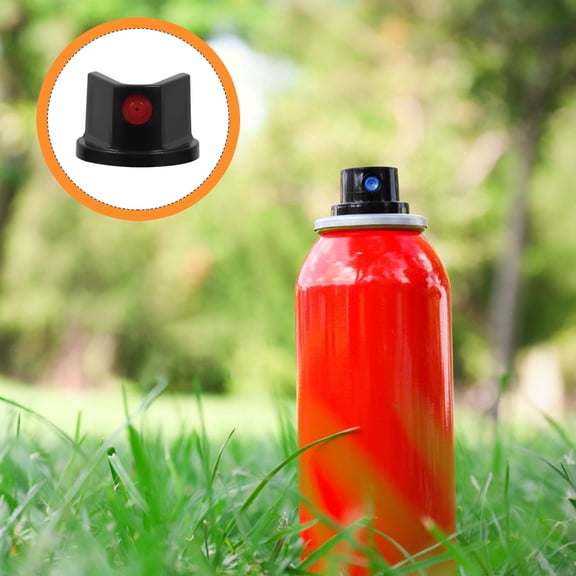 HONMEET 20Pcs Black Spray Paint Caps Can Nozzle Tips for Water Floss Spray Applications