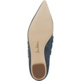 thumbnail image 3 of Sam Edelman Nori Blue Stone Fray Pointed Toe Chain Detailed Slip On Ballet Flats (Blue Stone Fray, 10), 3 of 6