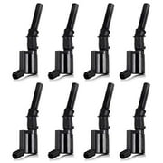 ECCPP Ignition Coils Compatible with Ford Lincoln Mercury 1997-2017 Replacement for OE: DG508 DG457 C1454 FD503 ( Pack of 8 )