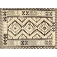 thumbnail image 1 of Ahgly Company Machine Washable Indoor Rectangle Contemporary Dark Almond Brown Area Rugs, 8' x 12', 1 of 7