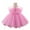 Pink, variant on LWavelet Princess Dress Girls Birthday Party Cosplay Costume Toddler Ruffle Sleeve Fancy Outfit
