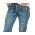 thumbnail image 2 of Kendall + Kylie Women's Distressed Cropped Jeans Blue Size 28, 2 of 3