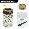 thumbnail image 7 of COEQINE Solar Lights Outdoor Waterproof LED Flameless Candle Cemetery Solar Decorative Lights Walkway Lights Landscape Lighting for Memorial Day Decor, Hummingbird Butterfly Flower Leaf, 7 of 7