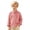 Red, variant on Kids Boys Long Sleeve Striped Button Down Shirt Lapel Collar Gentleman Top 4-13Y Red 140