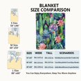 thumbnail image 3 of Succulent and Cactus Blanket Plant Garden Throw Blankets Gifts for Kids Adult Lightweight Soft Fleece Cozy for Sofa Couch Bed Room Birthday Boho Spring Decor 40x50in, 3 of 6