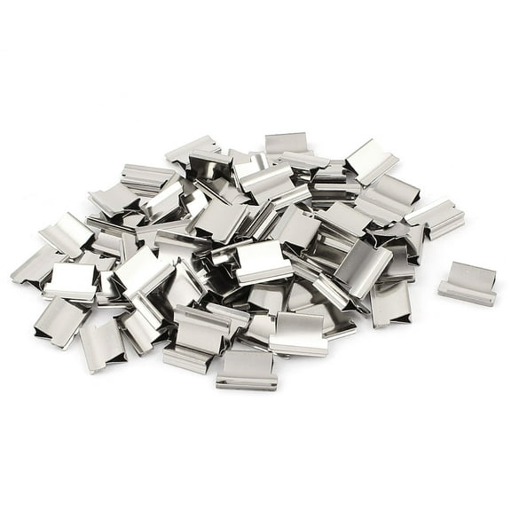 Unique Bargains 80Pcs 13x8x3.5mm Metal Paper Fast Clam Staple Stapler Dispenser Clips w Boxes  Supplier