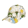thumbnail image 2 of Xecao Bees Collecting Nectar for Baseball Cap: Unisex, crafted from classic polyester twill fabric, featuring a soft unconstructed design, 2 of 5