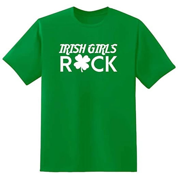 RedBarn Irish Girls Rock Novelty Sarcastic Funny Mens Graphic T Shirts