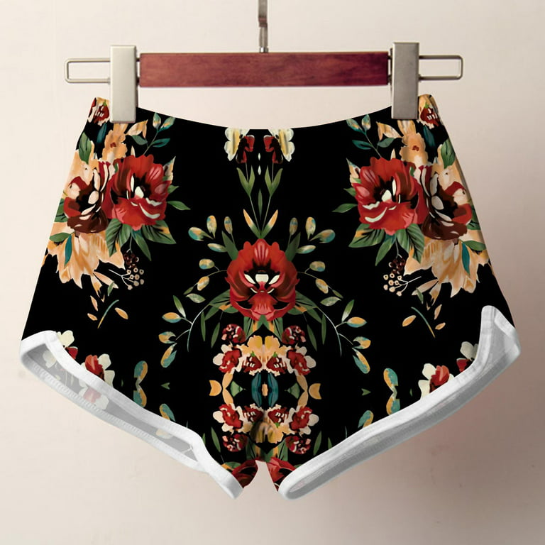 Up to 60% Off! pstuiky Shorts for Women, Women Summer Printed