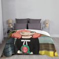 thumbnail image 3 of Anya Forger Spy X Fleece Blanket Super Soft Cozy Throw Blanket 40"X30", Lightweight Fuzzy Comfy Flannel Blanket Warm Plush Throw Blankets For Couch, Sofa, Bed, 3 of 8