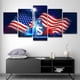 thumbnail image 3 of 5 Canvas Art Paintings For Living Room Home Decoration In The United States Independence Day Canvas, 3 of 9