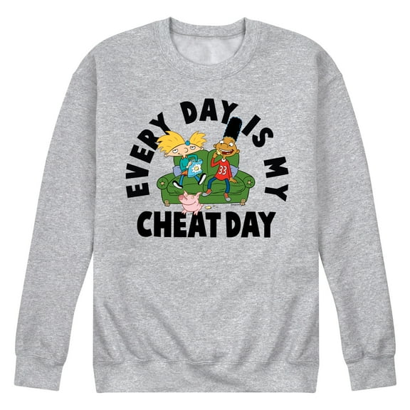 Hey Arnold! - Cheat Day - Men's Crew Neck Fleece Pullover
