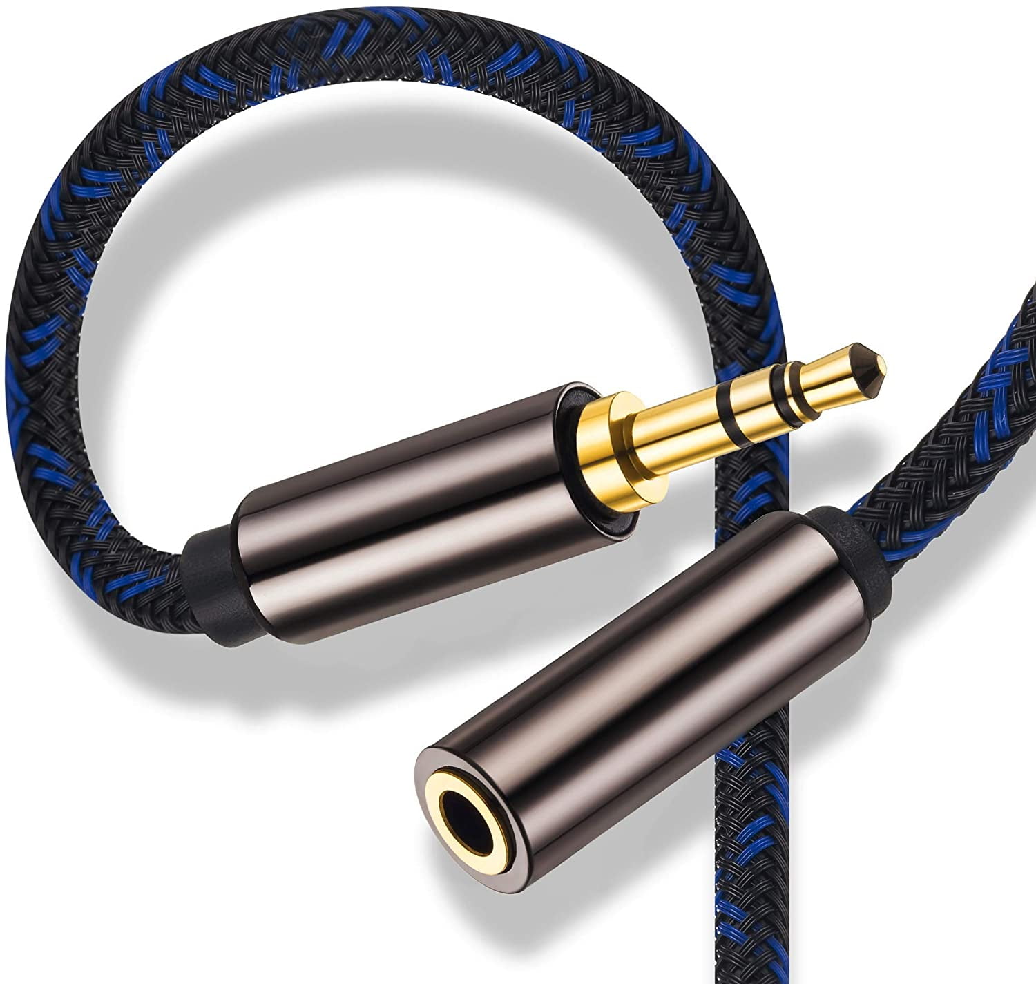 3.5mm AUX Extension Cable 20 Feet,Ruaeoda Double Shielded Headphone