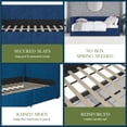 thumbnail image 5 of Novogratz Arliss Modern Glam Tuxedo Daybed with Storage, Twin, Blue Velvet, 5 of 23