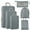 Gray, variant on Koovon 6 Set Compression Packing Cubes for Suitcase Expandable Pack Cube for Luggage Organizers with Laundry Bag and Shoe Bags Beige
