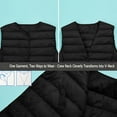 thumbnail image 7 of Kaemgyyd Women's Quilted Puffer Vest Plus Size Sleeveless Lightweight Zip up Jacket Winter Warm Coat Outerwear, 7 of 7