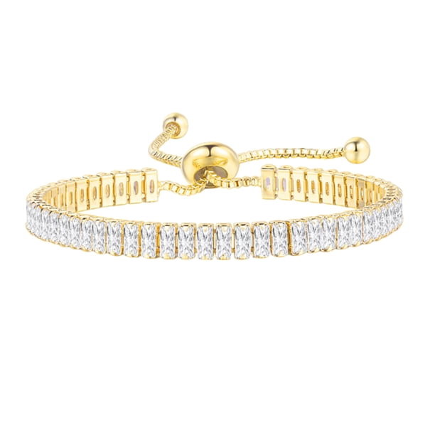 Pulsera de la boda de la pulsera de tenis de deslizamiento de regalo de las mujeres pulseras