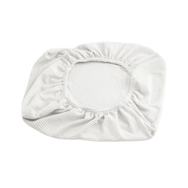Funda de sofá extraíble y reemplazable, funda de cojín individual, elástica para oficina Blanco