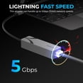 thumbnail image 2 of Adaptador USB-C a Ethernet 5G SABRENT NT-C5GA USB 3.1 Gen 1+, 2 of 7